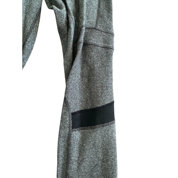 LULULEMON Womens Gray Black Leggings Size 4 - Picture 3 of 6